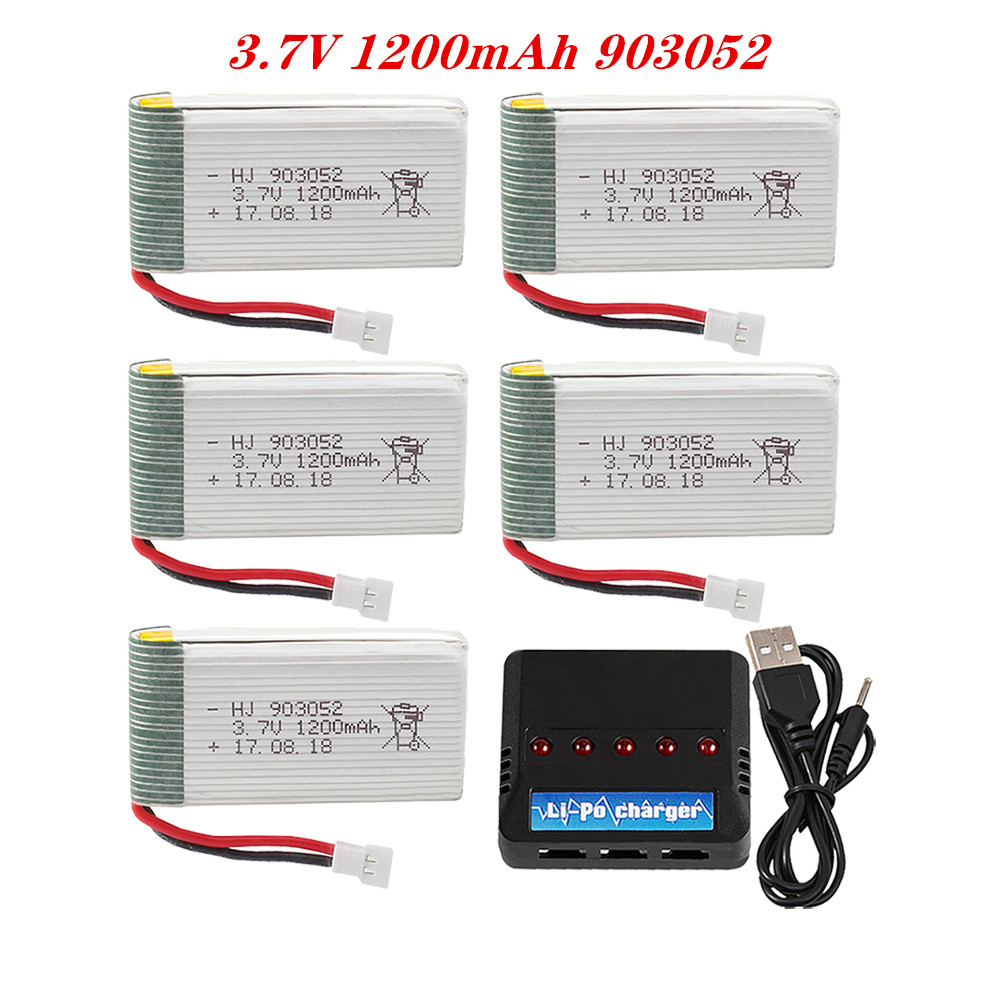 Rc Hobby Charger - 3.7V 1200mah 903052 Lipo Battery Charger