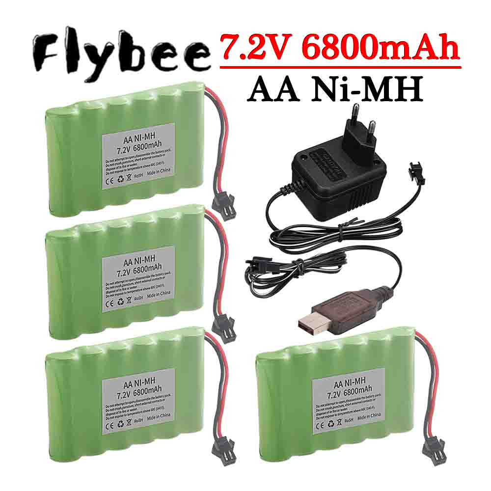 Rc Hobby Charger - Ni-MH 7.2V 6800mAh SM Plug Battery