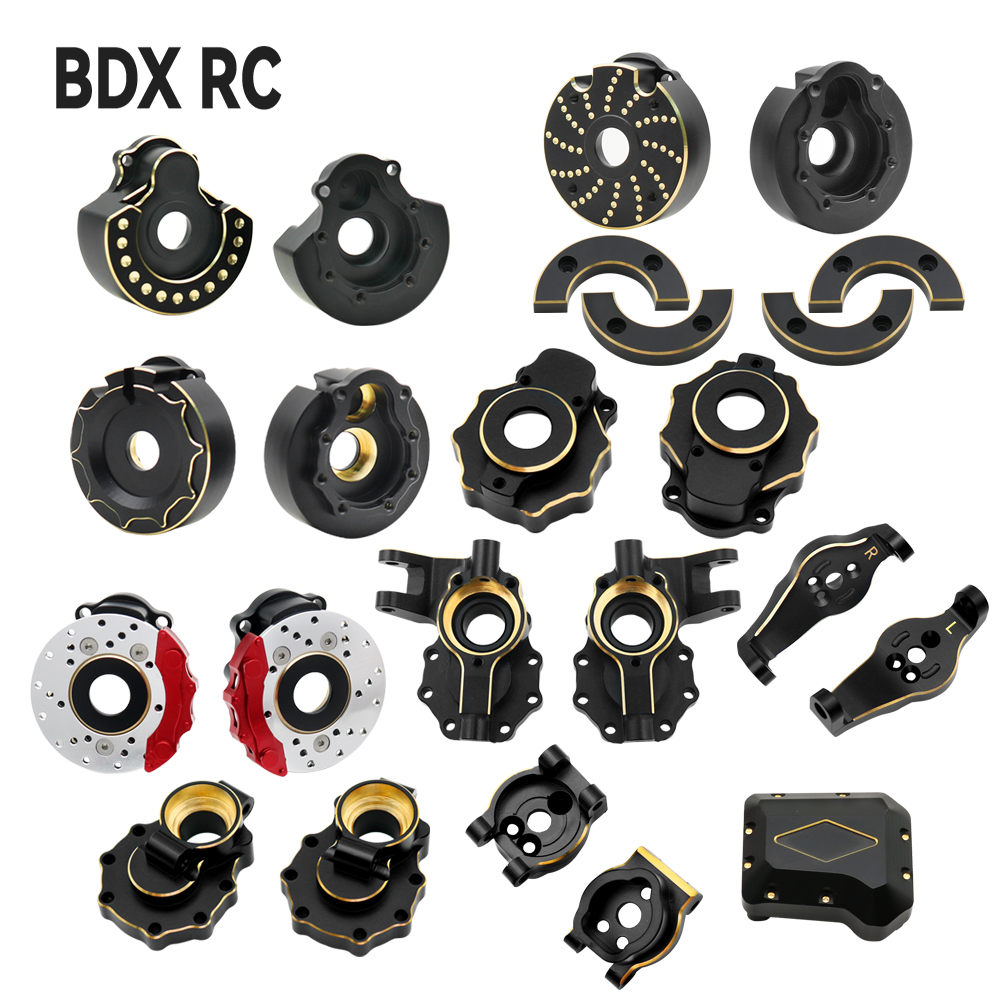Rc Tire Foam Insert - Portal Axle Housing Brass Black Steering