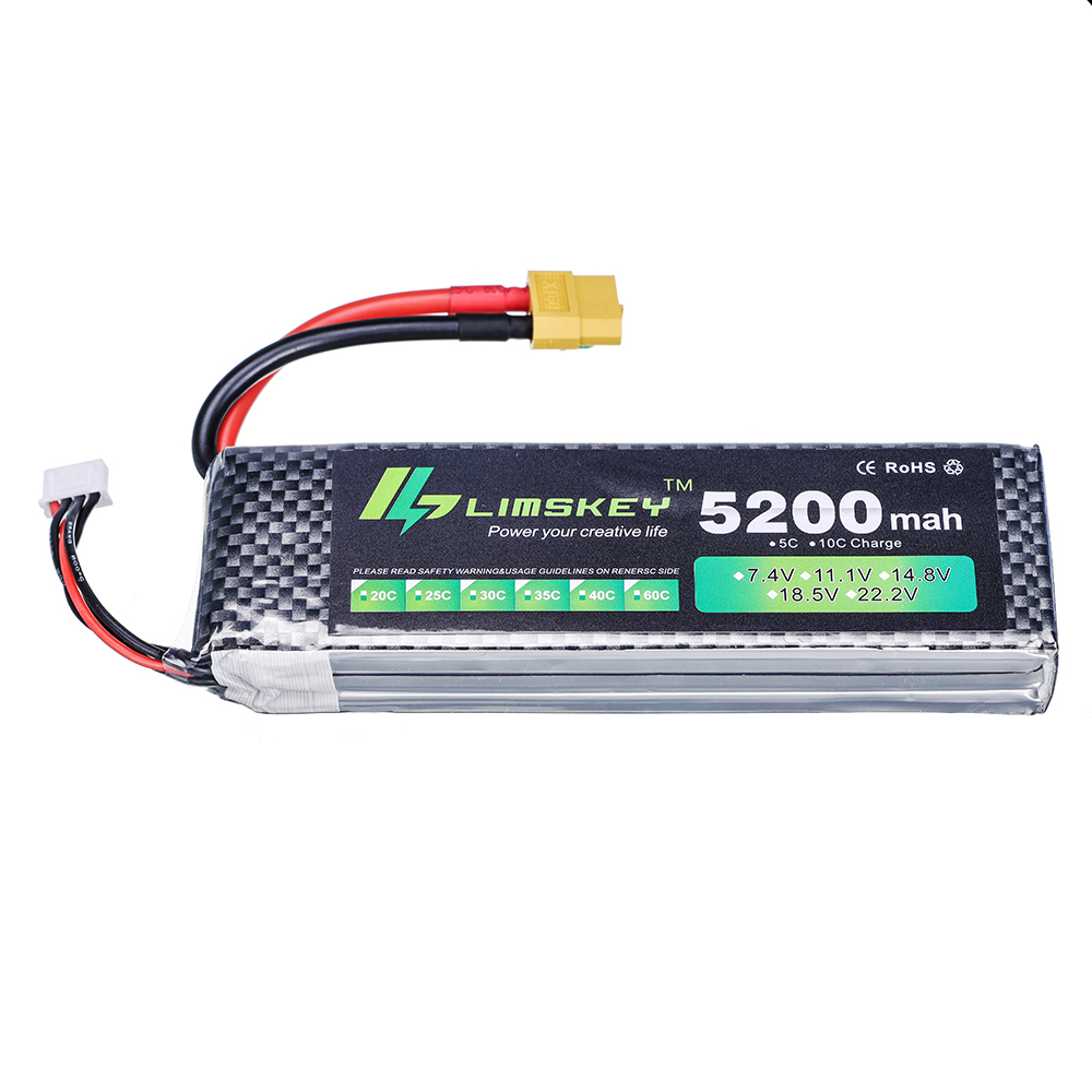 Limskey Power battery 7.4V 520 - đánh giá và giá Rc Hobby Helicopter