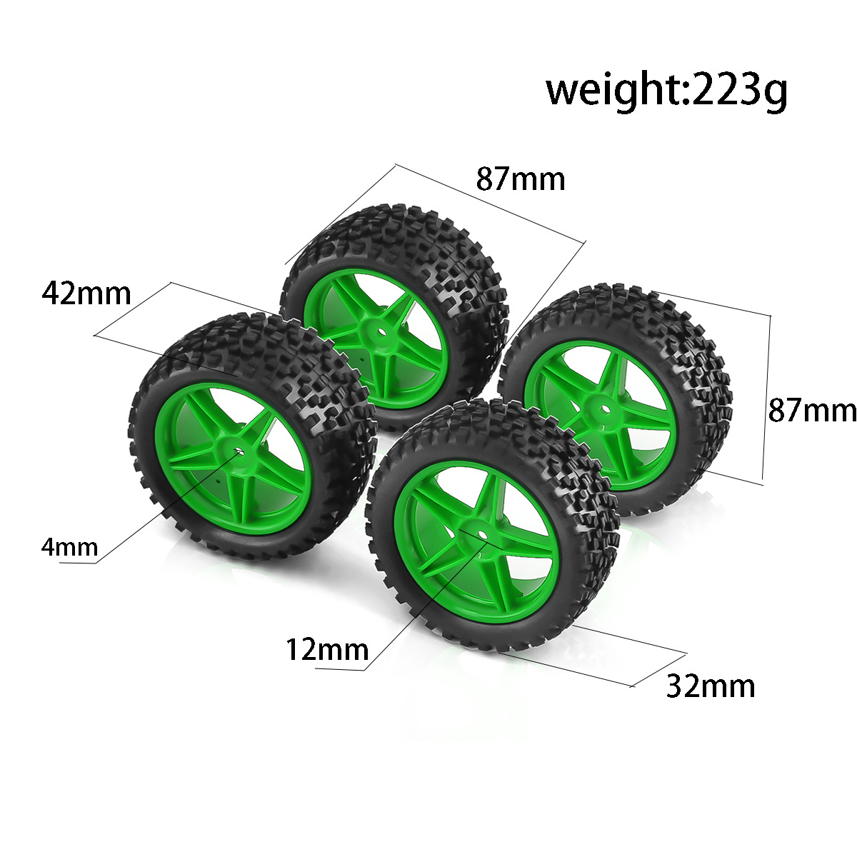 1/10 RC Off Road Tires And Whe - đánh giá và giá Rc Tire Foam Insert