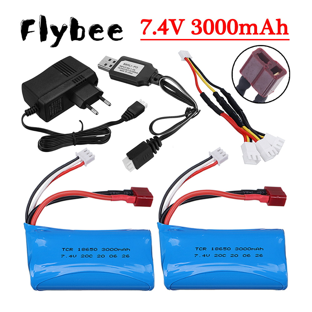 7.4V 3000mAh Li-ion Battery fo - đánh giá và giá Rc Hobby Charger