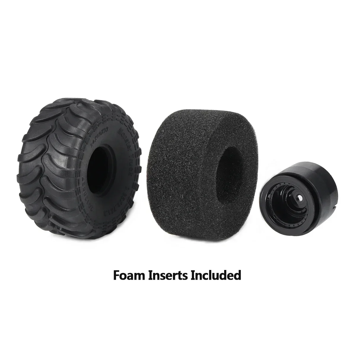 4pcs Monster Truck Tires with  - đánh giá và giá Rc Tire Foam Insert