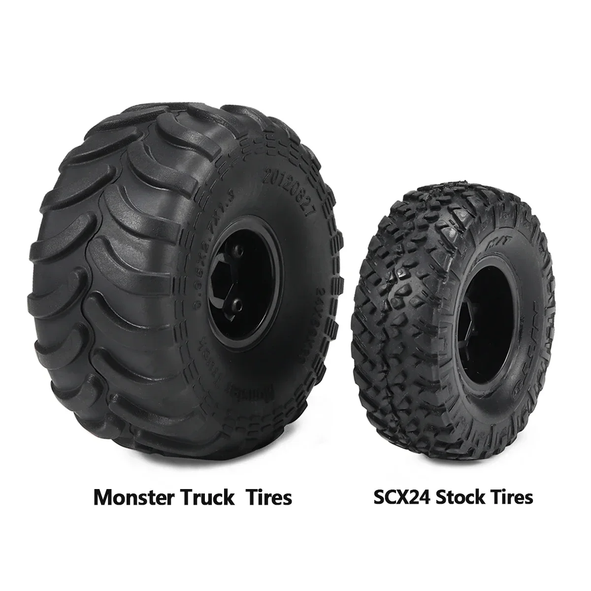 4pcs Monster Truck Tires with  - đánh giá và giá Rc Tire Foam Insert