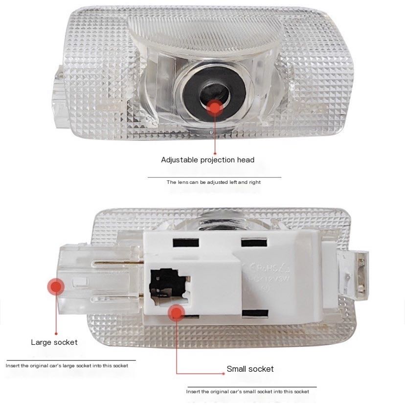 2Pcs LED Projector Lamp Car Do - đánh giá và giá Rc Hobby Lobby