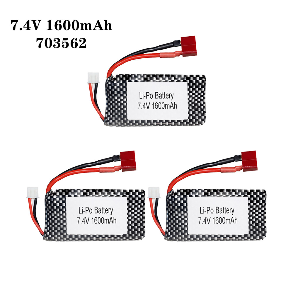 1/2/3 Cái/lốc 7.4V 1600Mah 703 - đánh giá và giá Rc Hobby Helicopter