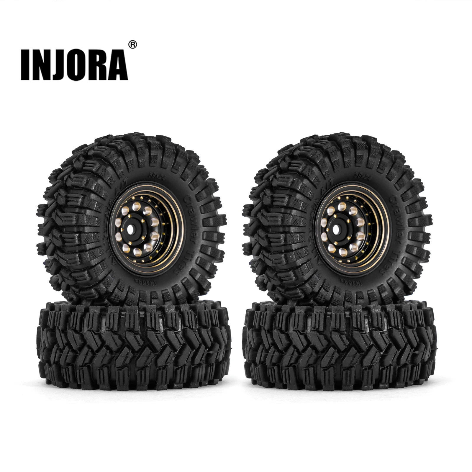 INJORA Black Coating Brass 1.0 - đánh giá và giá Rc Tire Foam Insert