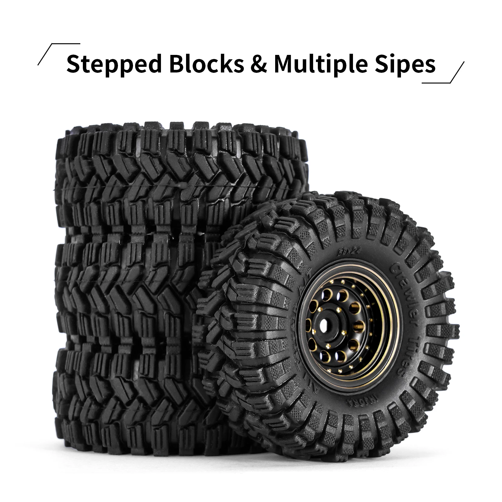 INJORA Black Coating Brass 1.0 - đánh giá và giá Rc Tire Foam Insert