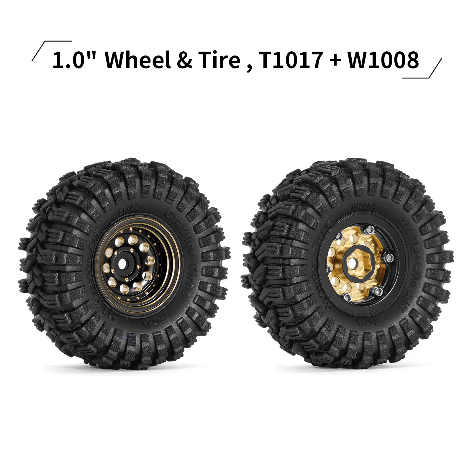 INJORA Black Coating Brass 1.0 - đánh giá và giá Rc Tire Foam Insert
